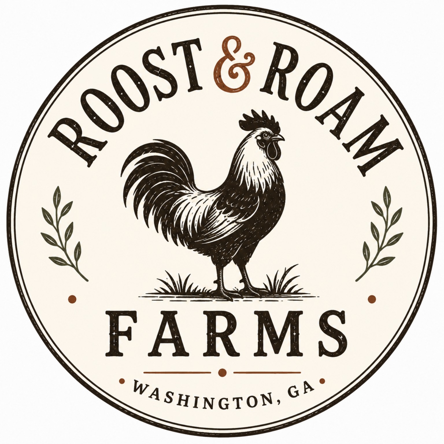 Roost & Roam Farms Logo